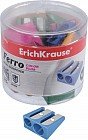 Алюминиевая точилка «Ferro Color Plus», на два отверстия, цвет в ассортименте