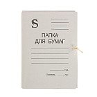 Папка для бумаг А4 на завязках, белый