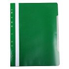 Папка скоросшиватель с перфорацией А4 «Бюрократ», 120/160мкм, зеленый