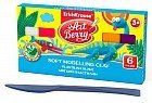 Пластилин мягкий «Artberry» с Алоэ Вера, 6 цветов/120г, со стеком