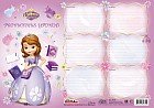 Расписание уроков А4 «Sofia in flowers»
