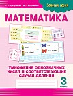 Золотая серия: Математика. Умножение однозначных чисел и соответствующие случаи деления. 3 класс