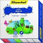 Мел цветной и белый, 6 штук