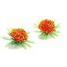 Растение пластиковое, 7,5х4,5 см, 2 штуки