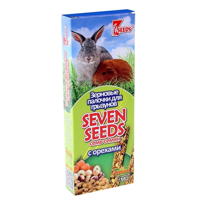 Палочки для грызунов «Seven Seeds» с орехами, 2 штуки | Seven Seeds