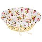 Корзинка для фруктов и хлеба (25х25х9 см), с салфеткой