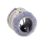 Игрушка-когтеточка с мышкой, 10х10 см, цвет в ассортименте