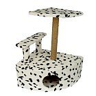 Домик-когтеточка «Угловой со ступенькой», 57х46х68 см, цвет в ассортименте