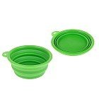 Миска силиконовая складная для путешествий, 400 мл, цвет в ассортименте