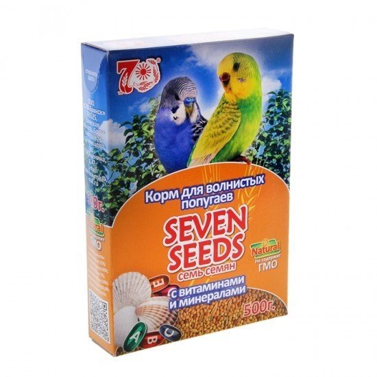 Корм «Seven Seeds» с витаминами и минералами, 500 гр