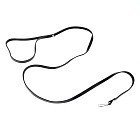 Поводок кожаный однослойный, 0,8 см