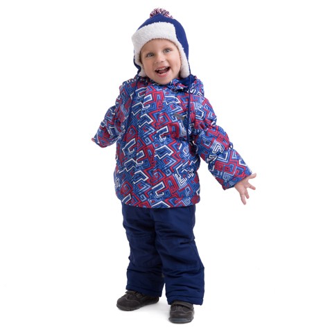 Комплект для мальчиков: куртка, полукомбинезон
