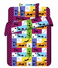 Детский комплект постельного белья «Котомания» (арт. 5703/1, 1,5-спальный, бязь, 1 наволочка 70х70)