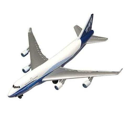 Коллекционная игрушка самолет Boeing 747 | Масштаб 1:60, 1:64 | Motormax