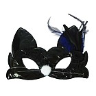 Карнавальная маска «Черная кошка»