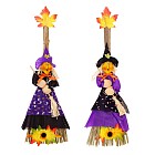 Декор «Баба яга на подвесе с метлой»