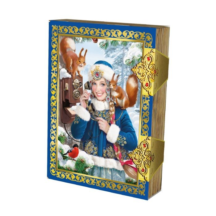 Подарочная коробка «Сказки Снегурочки» книга малая, сборная, 21,5х30,2х6,2 см
