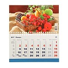 Календарь моно на пружине «Фрукты» 20×24 см