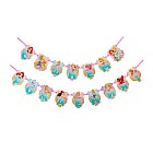 Гирлянда на ленте «С Днем Рождения!» Принцессы, 220 см