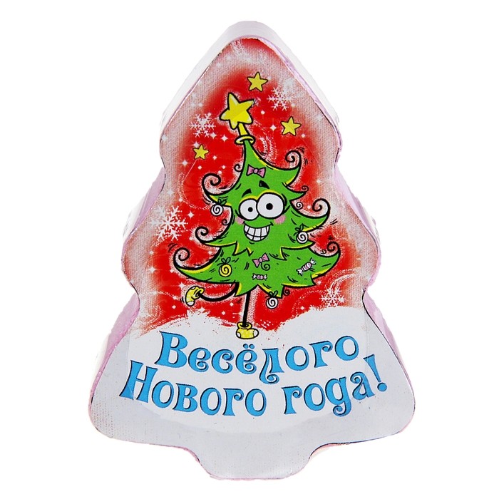 Полотенце прессованное «Весёлого Нового года» (26х50 см) | Collorista
