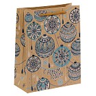 Пакет вертикальный крафт «Узорные шары» (18×0,2×23 см)