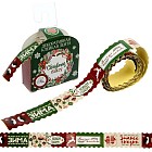 Декоративная клейкая лента «Christmas diary», (2 см х2 м)