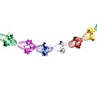 Гирлянда-растяжка «Сеточки с кружками», 280 см