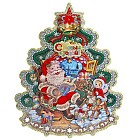 Плакат «Дед Мороз у окошка» (27×34 см)