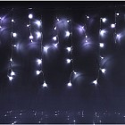 Гирлянда «Бахрома», 1,2х0,6 м, LED-60-220V, белый, нить силикон, 8 режимов