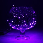 Гирлянда «Метраж», 10 м, LED-100-220V, фиолетовый, нить темная, 8 режимов