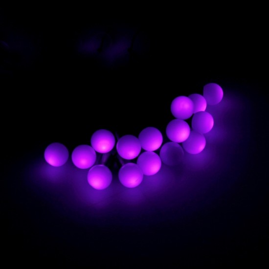 Гирлянда «Метраж» с насадкой «Шарики 1,5 см», 20 м, LED-200