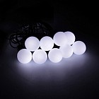 Гирлянда «Метраж» с насадкой «Шарики 2,5 см», 6 м, LED-50, белый, нить темная, 8 режимов