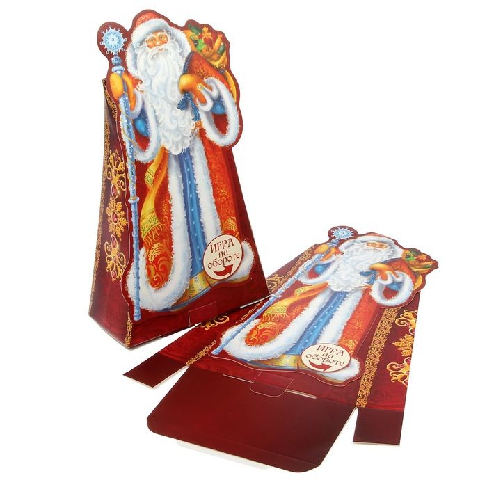 Коробка складная «Подарок от Деда Мороза», (15,5х24х8 см)
