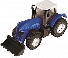 Фермерский трактор, синий, масштаб 1:43