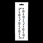 Трафарет «Цветочный» 10х30 см