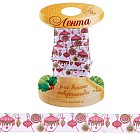 Лента декоративная атласная «Ёлочные игрушки», (1,5х200 см)