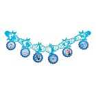 Гирлянда резная с подвесками «С Днем Рождения», Холодное сердце, 200 см