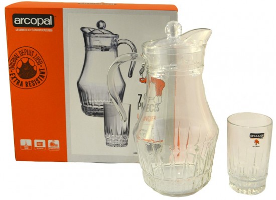 Набор Arcopal Lancier Victoria (графин, 6 стаканов)