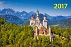 Календарь квартальный на 2017 год «Замок в горах»