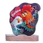 Прессованное полотенце «Любви в Новом году!» 28×60 см