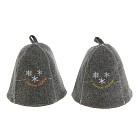 Шапка банная «С Новым годом» снежинки