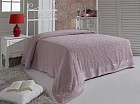 Простыня махровая «Esra» (2- спальная, 200x220 см), цвет грязно-розовый