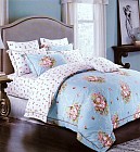 Комплект постельного белья «Firenze» (2-спальный, сатин, 2 наволочки 70x70 см и 2 наволочки 50x70+5 см), цвет сиреневый