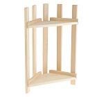 Полка угловая 2 яруса «Добрая баня» (13×33×55 см)