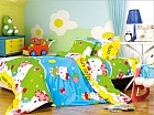 Детский комплект постельного белья (1,5-спальный, поплин, 1 наволочка  50х70)