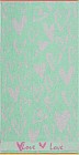 Полотенце махровое пестротканое «Heart Print» (ДМ-люкс, 50х90)