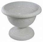 Вазон низкий «Колывань» 0,6 л, d-14 см, мрамор