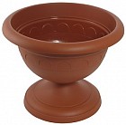 Вазон низкий «Колывань» 3,4 л, d-26 см, терракот