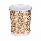 Цветочный горшок «Золотая осень» (1,2 л), с поддоном