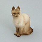 Статуэтка «Сиамский кот», фарфор